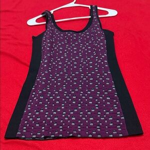 Pendleton Purple and Black Patterned Top